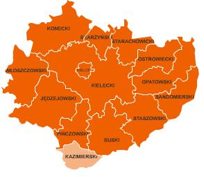 1. Charakterystyka Gminy Opatowiec Gmina Opatowiec jest gminą wiejską położoną w południowej części województwa świętokrzyskiego, w powiecie kazimierskim.