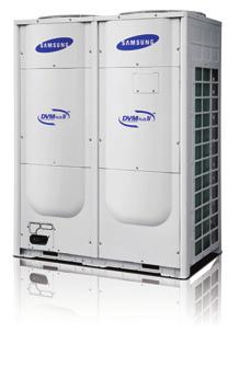 83 Największa wydajność chłodnicza w jednym układzie chłodniczym Zmniejszona przestrzeń w pionie instalacyjnym * W sprawie doboru modułu agregatów o mocy 80HP