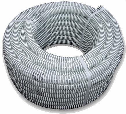 Węże techniczne - PCV zbrojone W-AF Wąż spiralny ssawno-tłoczny do żywności Opis: Materiał: Temperatura pracy: Wąż spiralny ssawno-tłoczny wykonany z uplastycznionego PCV.