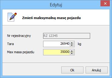 . W przypadku ważenia podwójnego proponowana jest mniejsza z dwóch mas, w przypadku wielokrotnego najmniejsza spośród wszystkich mas. Zapisana tara może być później wykorzystana w ważeniu pojedynczym.