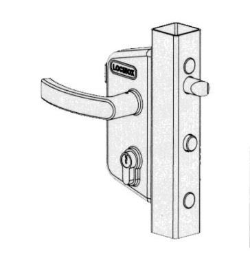 Akcesoria LOCINO - WYPRZEDAŻ Zawias C376/M18 Zamek LAKQ 4040