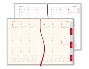 Wymiary kalendarza 16,7 x 24 cm, 160 stron Papier offset 80g/m² biały lub chamois (kremowy) OPIS KALENDARZY 2018 UKŁAD TYGODNIOWY