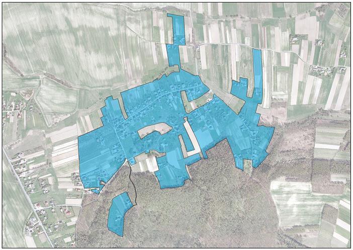 IV. Bezrobocie: Podobszar Jawczyce Podobszar ten jako jednostka urbanistyczna zajmuje powierzchnię 58,42 ha, co stanowi 1,42% powierzchni gminy, zamieszkiwany jest przez 405 osób co stanowi 4,18%