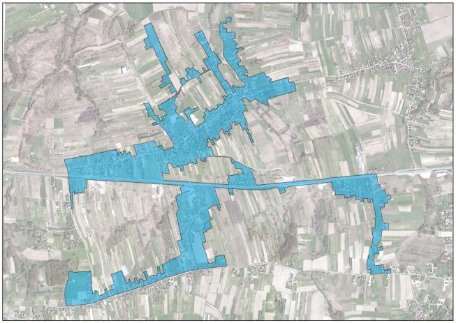 I. Podobszar Bodzanów Podobszar ten jako jednostka urbanistyczna zajmuje powierzchnię 133,01 ha, co stanowi 3,23% powierzchni gminy, zamieszkiwany jest przez 1345 osób co stanowi 13,87% mieszkańców