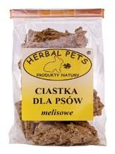 Ciastka dla psów - melisowe Waga: 160g 5 907587 664685 Nr