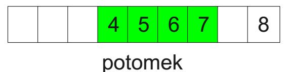 Krzyżowanie z częściowym odwzorowaniem PMX A zatem mamy pary (i,j): (8,4) oraz (2,5).