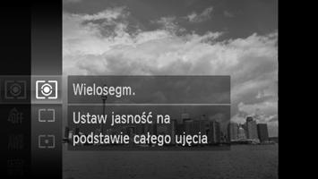 Zmiana metody pomiaru W pewnych warunkach ustawienie ostrości przez aparat może być niemożliwe.