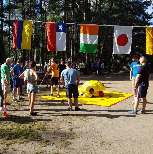 Grupy przemieszczają się pomiędzy punktami, rywalizując między sobą na każdym z przystanków.