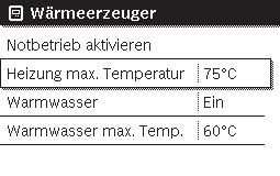 .9, str. 2. 4..5 Ustawienie maksymalnej temperatury zasilania WSKAZÓWKA: Niebezpieczeństwo uszkodzenia lub zniszczenia jastrychu!