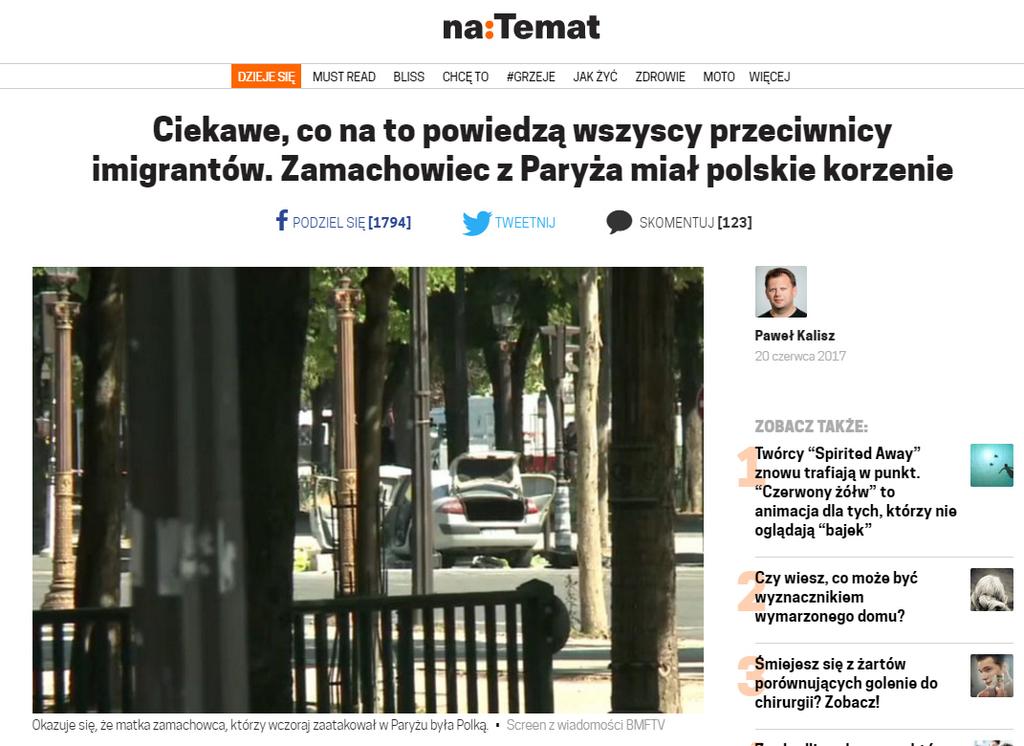 Cóż. Powtórzę raz jeszcze pogląd, z którym zgodzi się znakomita większość większość piszących na tę stronę krytyków islamu. Otóż nie chodzi o kolor skóry czy pochodzenie.