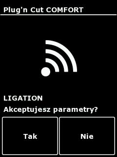 5 Obsługa Odpowiednio do jakości styku, ikony dla elektrody neutralnej sygnalizowane są kolorami: Ikona / przycisk Opis Ikona / przycisk Opis Styk na dzielonych elektrodach neutralnych OK Styk na