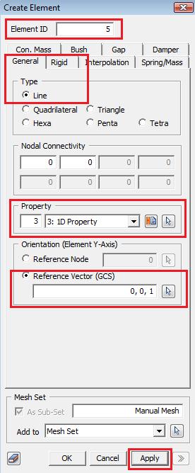Uwaga: by wyświetlić numery węzłów lub elementów należy wybrać opcję Model Mesh (PPM) a następnie Display Node ID (numeracja węzłów)