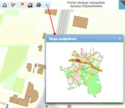 1.3.3.14 Mapa poglądowa - przycisk otwierający mapę poglądową.