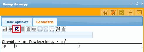 1.5.1.1 Dodanie Geometrii Kolejne kroki, jakie należy wykonać