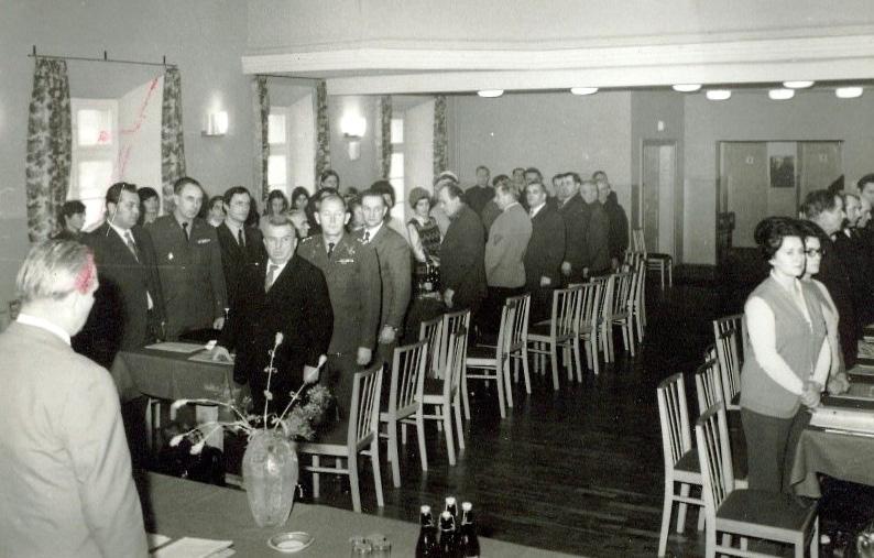 Uczestnicy I sesji Miejsko-Gminnej Rady Narodowej w Babimoście -21.