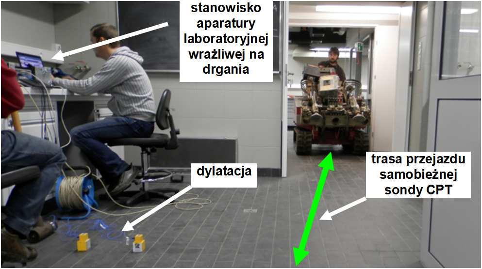 858 Kwiecień A. i in.: Zastosowanie złączy podatnych w dylatacjach posadzek betonowych porusza się sonda samobieżna (rys. 1).
