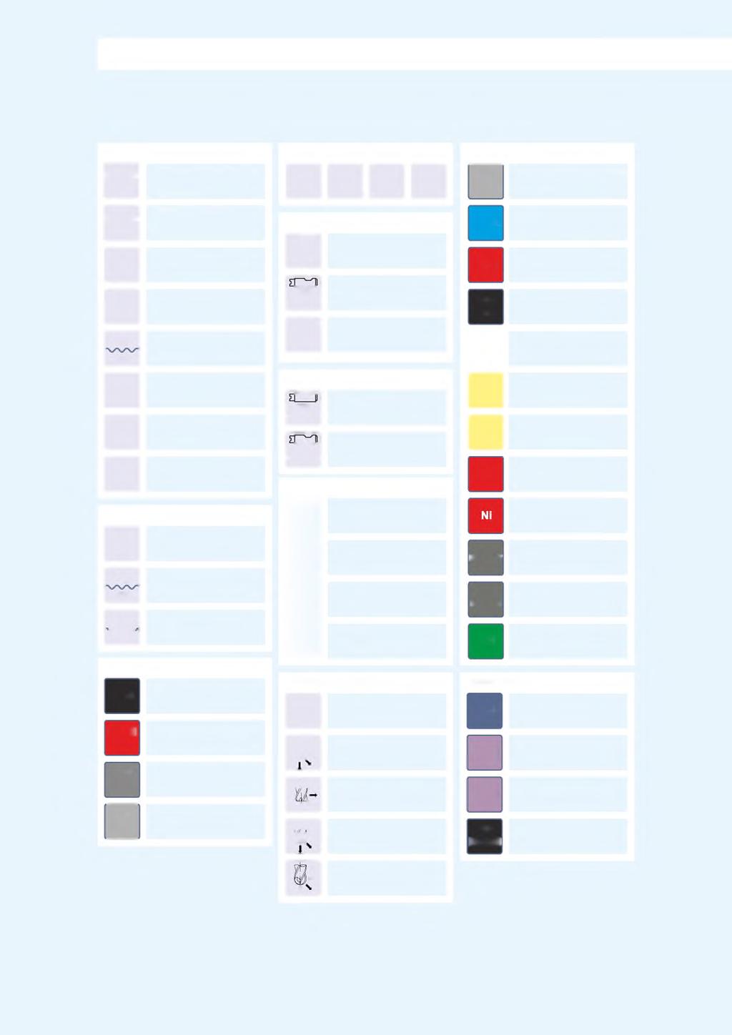 KATALOG 1/2010 LEGENDA Typy frezów węglikowych Normy wykonania frezów Grupy zastosowań STABILIZER HT Zmienna geometria ostrza, Patent #6.991.