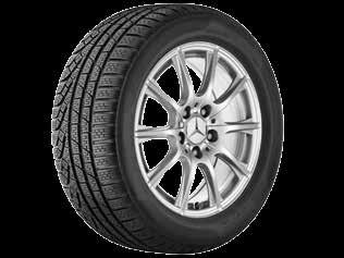 72 db Continental Q0353799000 225/50 R17 94 H WinterContact TS 850 P MO C (205) Continental Q0353077000 225/45 R17 91 H WinterContact TS830 P MO SLK (170,171, 172), C (202, 203, 204), CLK (208, 209)