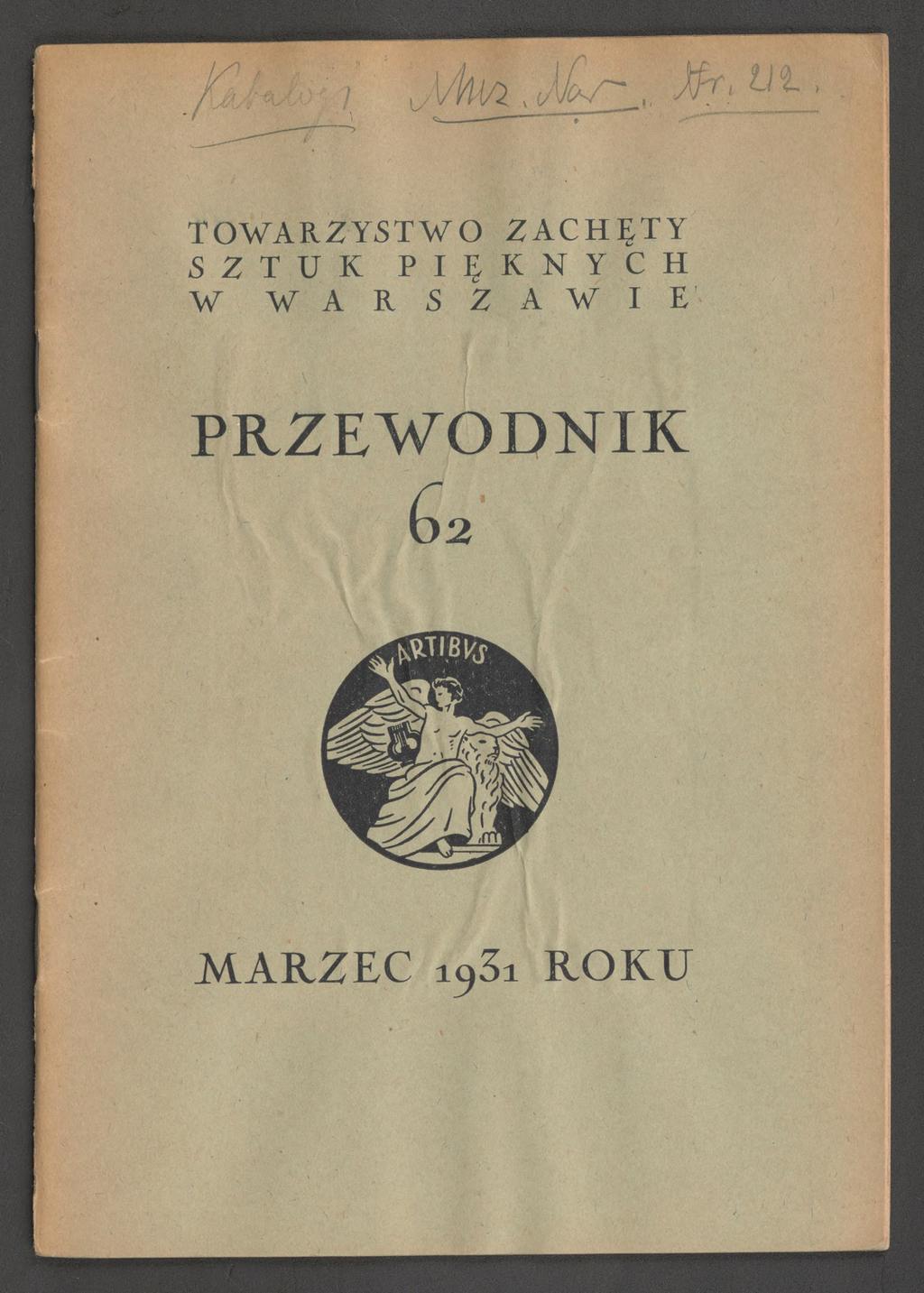 TOWARZYSTWO ZACHĘTY S Z T U K P I Ę K N Y C H