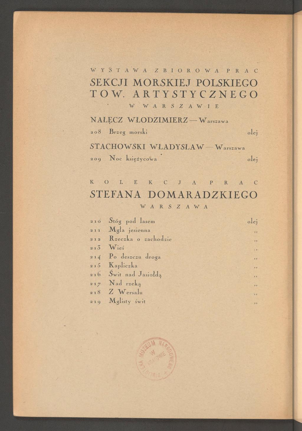 SEKCJI MORSKIEJ POLSKIEGO TO W.