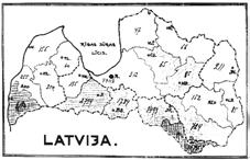 Latvijos konsulatas Vilniuje 1923 1940 metais STRAIPSNIAI 121 1 pav. Lietuviai Latvijoje 1925 metais (LCVA, f. 383, ap. 7, b. 789, l.