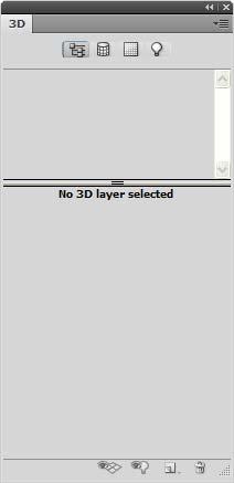 3D (3D) Paleta 3D (3D) odnosi się do edytowanych w programie elementów trójwymiarowych lub zastosowanych takich elementów jako warstwa składowa.