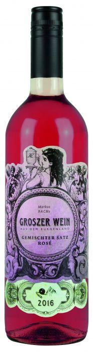 Groszer Wein Gemischter Satz Rosé Różowe Blaufrankisch, Zweigelt, Merlot 12.5% 3.6 g/l 4.