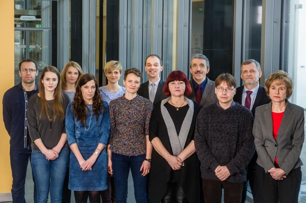 Katedra Biochemii Molekularnej Aktualny skład osobowy Pracownia Chemii Bioorganicznej Prof. dr hab. Krzysztof Rolka kierownik Pracowni Dr hab. Anna Łęgowska, prof. nadzw.