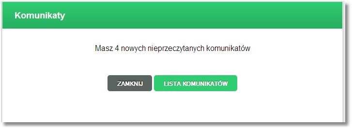 Uwaga: Komunikaty usunięte nie mogą być ponownie zaczytane.