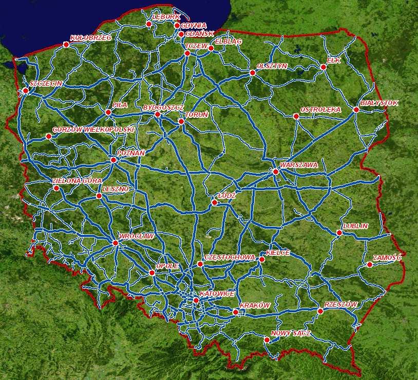 zakres wyzwania puzzli technicznych Infrastruktura kolejowa w PL: około 20 000 km linii modernizacje 2007-2013 - około 1500 km linii znaczenia państwowego w ramach POIiŚ oraz - około 1000 km linii