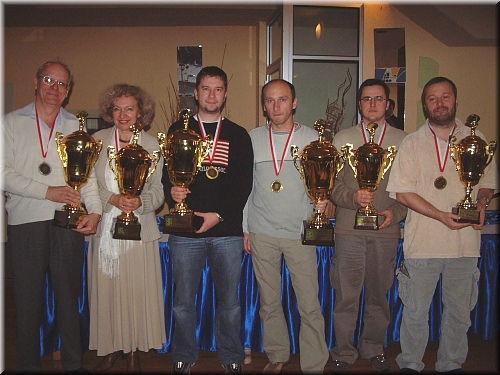 MISTRZOSTWA POLSKI MP Par Open, Starachowice, (157 par) Finał, (28 par) 1. Leszek Sztyrak (T Pilch DS.) 22.
