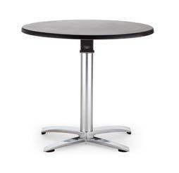 D Podstawa stołu przeznaczona do stosowania na zewnątrz i w wilgotnym środowisku (np. na basenach). D Podstawa stołu wykonana z polerowanego aluminium.