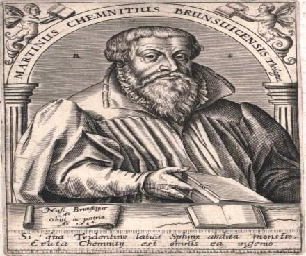 MEDALIONY - BYCZYNA MARTIN CHEMITZ 1522-1586 Examen Concilii Tridentini Ortodoksyjna Luterańska Dogmatyka (1565-73 ok. 1000str.) Badająca Sobór Trydencki (1545-63).