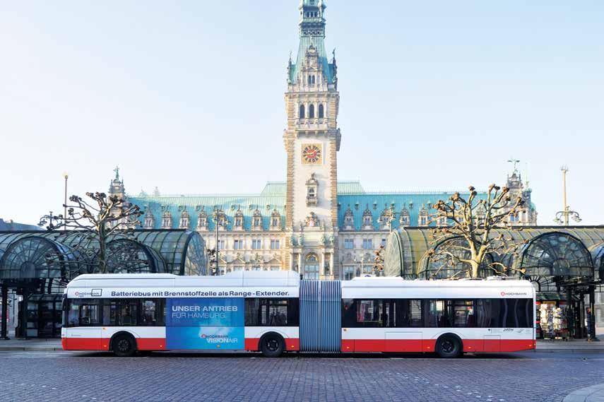 Krzysztof Grzelec, Dominik Okrój Perspektywy obsługi miast autobusami elektrycznymi na przykładzie Sopotu Solaris Urbino 18,75 electric dla HHA Hamburg. (Fot.