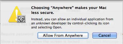1.5. Wybierz [Allow From Anywhere], oraz potwierdź aby nie