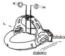 V PRZYGOTOWANIE PRZYŁBICY DO PRACY Regulacja obwodu opaski nagłowia: aby poszerzyć obwód opaski nagłowia należy przycisnąć pokrętło znajdujące się z tyłu opaski a następnie