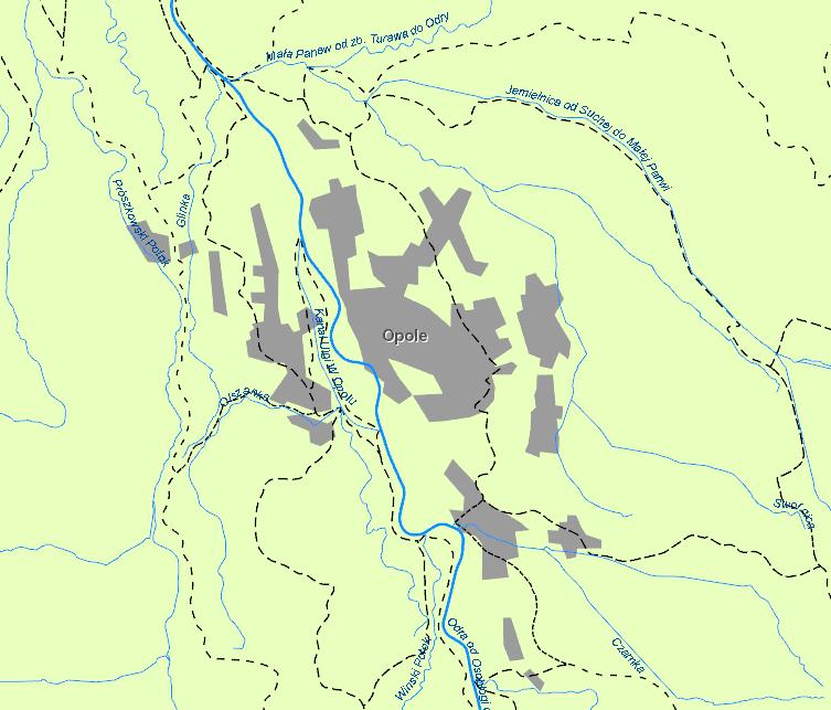 3.1.3.2 Wody gruntowe i głębsze poziomy wodonośne Wg Hydrogeologicznej Mapy Polski w skali 1:200 000 arkusze Wrocław i Nysa obszar badań położony jest w obrębie XXVII Opolskiego Regionu