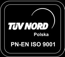 Na podstawie corocznych audytów nadzoru nasza firma spełnia wymagania normy ISO 9001 po dzień dzisiejszy.