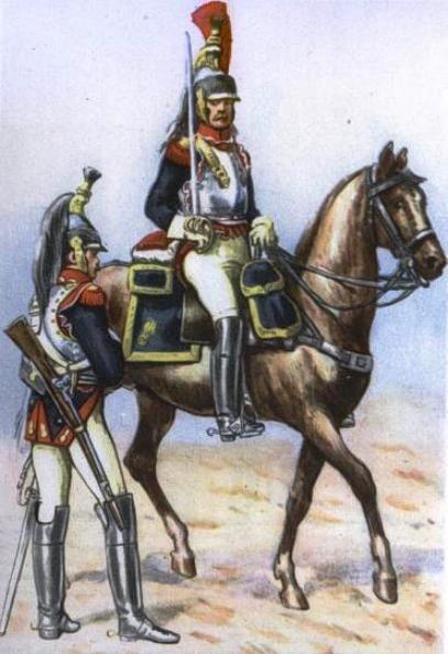14 pułk kirasjerów Wystarczą 2 figurki francuskich kirasjerów, z zestawu 8027 French Cuirassiers.