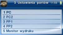 Zmiana ustawień komunikacyjnych powoduje, że urządzenie będzie komunikowało się z komputerem za pomocą nowej konfiguracji co może spowodować, że dotychczas działające aplikacje mogą stracić