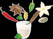 Chai Powder Lekko pikatny Spiced Chai łączy czarną herbatę z aromatycznym bogactwem przypraw i