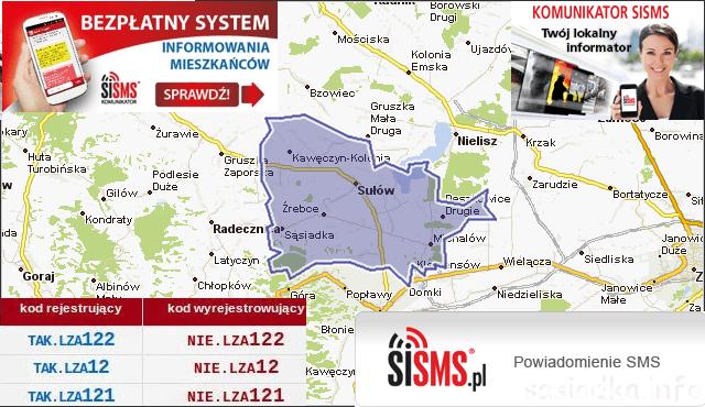 SiSMS w gminie Sułów Zawiadamiam wszystkich mieszkańców gminy Sułów o Aktywacji Samorządowego