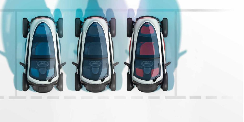 3 TWIZY = JEDNO MIEJSCE POSTOJOWE Renault Twizy - rekordzista łatwego parkowania dzięki wyjątkowo