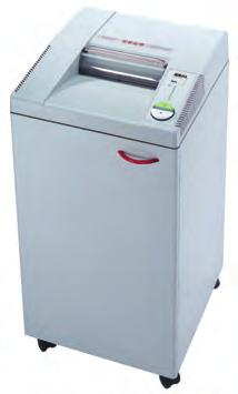 Dostępne w wersji tnącej w systemie paskowym (dokumenty wewnętrzne), paskowo-odcinkowym (dokumenty poufne i tajne) oraz SUPER MICRO CUT (mikrościnki) najwyższy na świecie stopień tajności (dokumenty