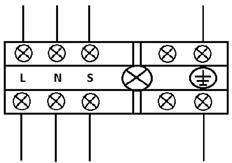 L N S Jednostka zewnętrzna L N S Jednostka zewnętrzna L N S Pokrywa kontrolna Wkręt Wtyczka click Rys. 18 lub Do jednostki wewnętrznej Przymocuj przewód za pomocą zacisku przewodu 11.