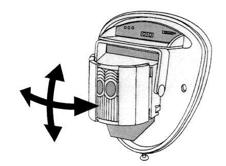 By przywrócić detektor do ustawień fabrycznych wystarczy wyłączyć zasilanie wcisnąć i przytrzymać klawisz program (patrz rysunek 10) i podłączyć zasilanie ponownie.