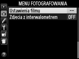 Ustawienia filmu Wybierz opcje jakości filmu i dźwięku. Jakość filmów: można wybierać spośród następujących opcji.