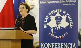 konferencja naukowa w sejmie rp Premier RP Ewa Kopacz antydyskryminacyjnych dla funkcjonariuszy i funkcjonariuszek Policji oraz członków Zespołu, które odbyły się w maju 2015 r.