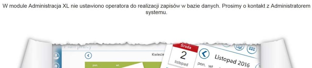 wymagane jest także ustawienie operatora dla zapisów z aplikacji.