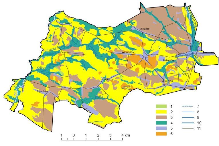 20 Woda-Środowisko-Obszary Wiejskie. T. 17. Z. 3 (59) o znacznej ściśliwości, plastyczne, które pod obciążonymi fundamentami mogą powodować znaczne osiadania.